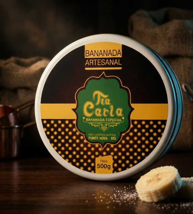 Bananada Artesanal em Lata